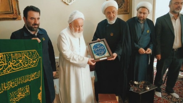 دیدار خادمین آستان مقدس با برخی از علمای برجسته تهران به مناسبت ایام بزرگداشت میلاد حضرت عبدالعظیم(ع)