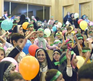مراسم جشن کودکانه غدیر خم در تالار شیخ صدوق (ره) - عکاس : صادقی 17-6-96