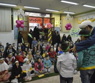 Celebrating of Imam ALI descendent (ALAVI) children in holy shrine