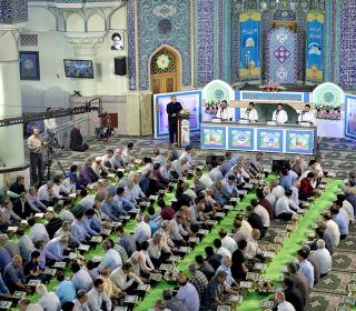 Noble Qurans Tartil Reading Ceremony in Holy Shrine of Hazrat 'abd al-Azim (PBUH))